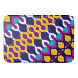 Alfombrilla De Baño Patrón simétrico funky