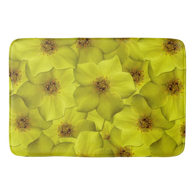 Alfombrilla De Baño Patrón sin soldadura de Shrubby Cinquefoil (Anverso)