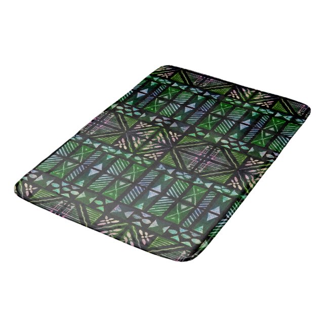Alfombrilla De Baño Patrón Tapa de Hawái (Angular)