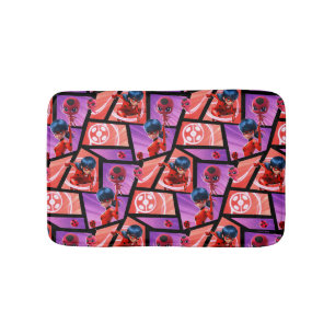 Alfombrilla De Baño Patrón Tikki y Ladybug