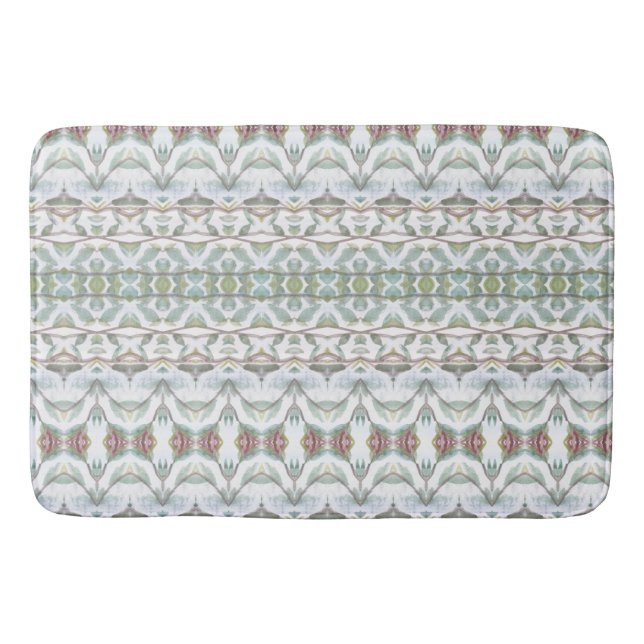 Alfombrilla De Baño Patronato azul verde azulado (Anverso)