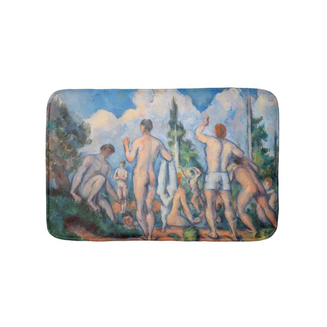 Alfombrilla De Baño Paul Cezanne - Bathers (Anverso)