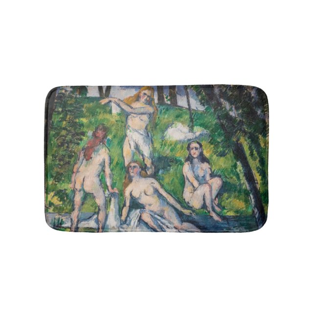 Alfombrilla De Baño Paul Cezanne - Cuatro Bathers (Anverso)