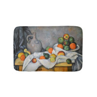 Paul Cezanne - Curtain, Jug and Fruit Bowl