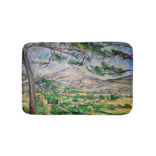 Alfombrilla De Baño Paul Cezanne - Mont Sainte-Victoire y Pino Grande