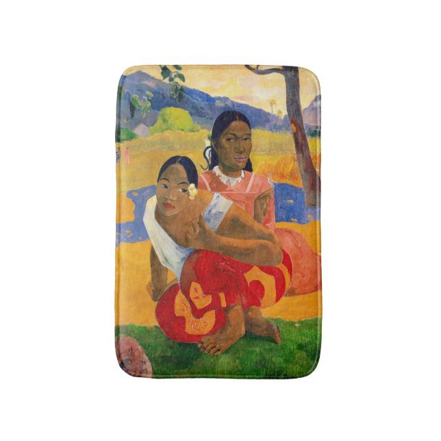 Alfombrilla De Baño Paul Gauguin - ¿Cuándo Te Casarás? (Frente vertical)