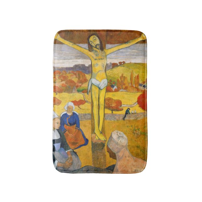 Alfombrilla De Baño Paul Gauguin - El Cristo amarillo (Frente vertical)