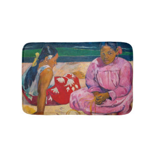 Alfombrilla De Baño Paul Gauguin - Mujeres tahitianas en la playa
