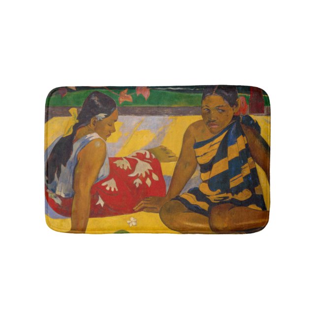 Alfombrilla De Baño Paul Gauguin - Mujeres Tahitianas / Parau Api (Anverso)