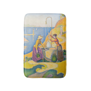 Alfombrilla De Baño Paul Signac - Mujeres en el pozo