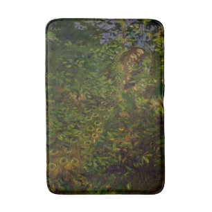 Alfombrilla De Baño Pavo real en el bosque (por Abbott Henderson Thaye