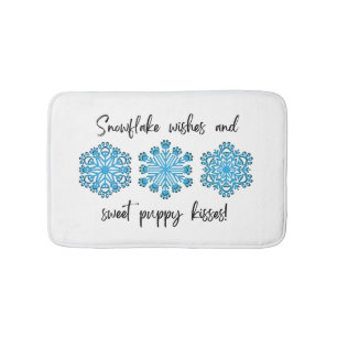 Alfombrilla De Baño Paw Print Winowflake