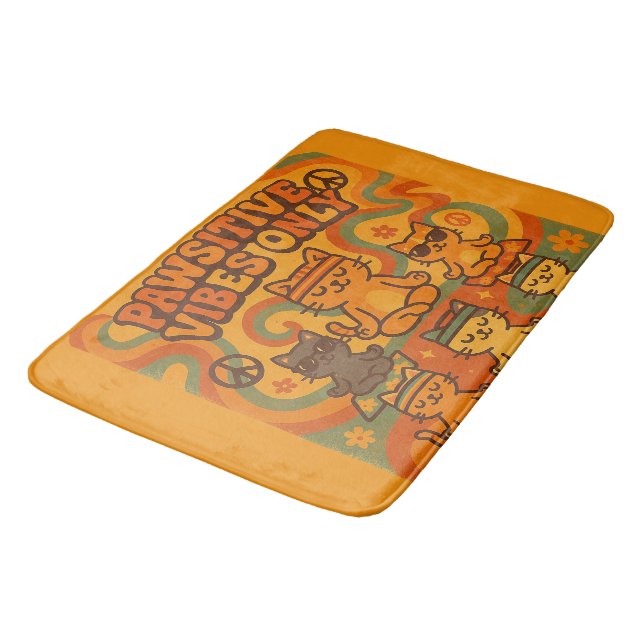 Alfombrilla De Baño Pawsitive Vibes Only (Angular)