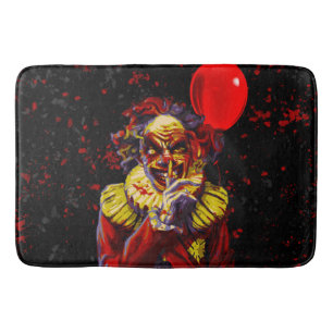 Alfombrilla De Baño Payaso de Halloween de terror película