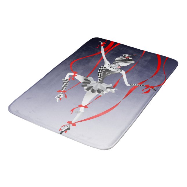 Alfombrilla De Baño Payaso de marionetas rojas (Angular)