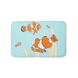 Alfombrilla De Baño Payaso Fish Bath Mat versión 2