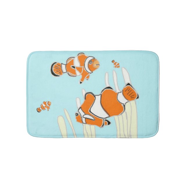 Alfombrilla De Baño Payaso Fish Bath Mat versión 2 (Anverso)