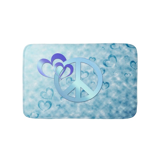 Alfombrilla De Baño Paz Azul (Anverso)