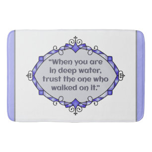 Alfombrilla De Baño Paz en aguas profundas