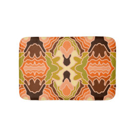 Alfombrilla De Baño Peach Fuzz Boho Shabby Chic Geometric Resumen Art