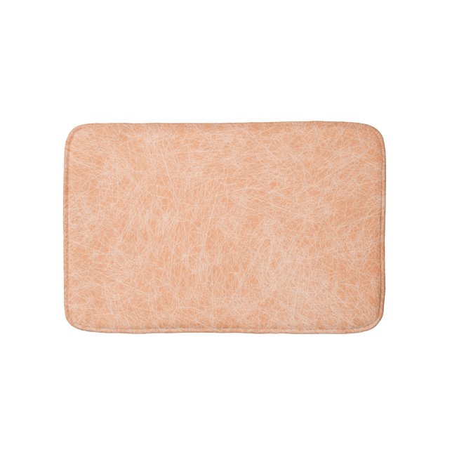 Alfombrilla De Baño Peach Fuzz Faux Leather (Anverso)