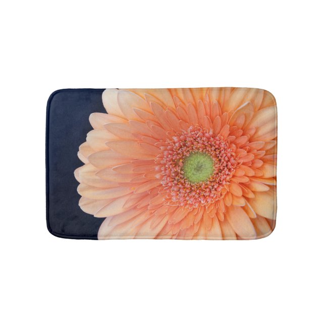 Alfombrilla De Baño Peach Gerbera (Anverso)