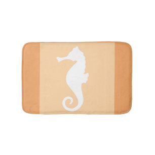 Alfombrilla De Baño Peach Seahorse
