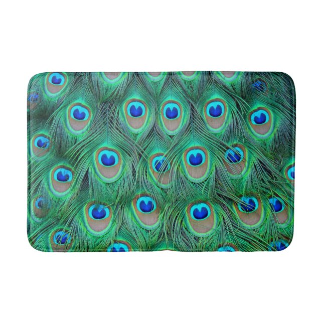 Alfombrilla De Baño Peacock Bath Mats (Anverso)