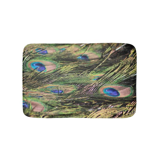 Alfombrilla De Baño Peacock Feathers bañador (Anverso)