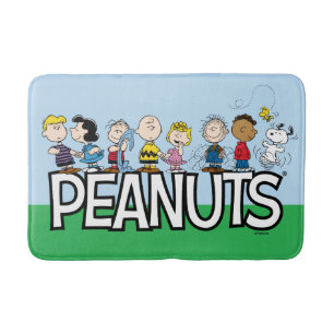 Alfombrilla De Baño Peanuts Gang Group Lineup