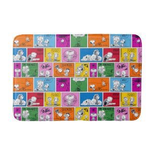 Alfombrilla De Baño PEANUTS Patrón de historietas clásico