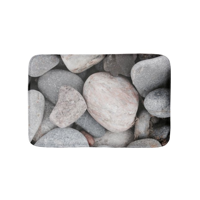 Alfombrilla De Baño Pebble de piedra (Anverso)