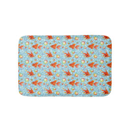 Alfombrilla De Baño peces dorados y burbujas de jabón