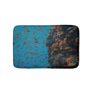 Alfombrilla De Baño Peces Y Arrecifes Coloridos