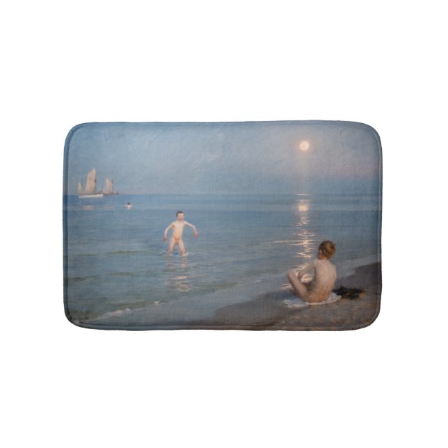 Alfombrilla De Baño Peder Severin Kroyer - Niños bañándose en Skagen (Anverso)