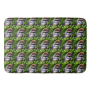 Alfombrilla De Baño Peekaboo Gorilla, Bathmat de espuma de memoria