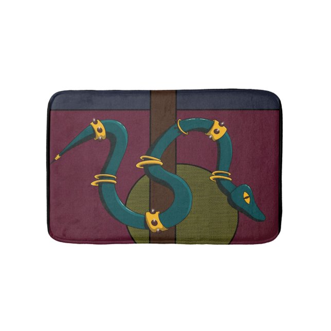 Alfombrilla De Baño Pegatina Carré Snake (Anverso)