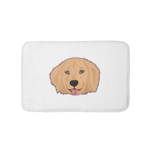 Alfombrilla De Baño Pegatina de Golden Retriever