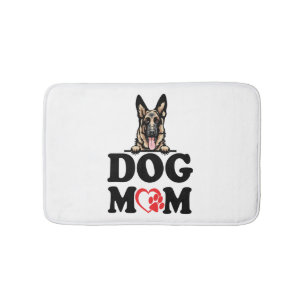 Alfombrilla De Baño Pegatinas del Pastor Alemán - Madre del Perro Past