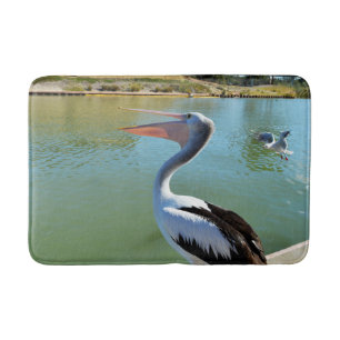 Alfombrilla De Baño Pelican Cuando Tu Feliz Canta Una Canción,