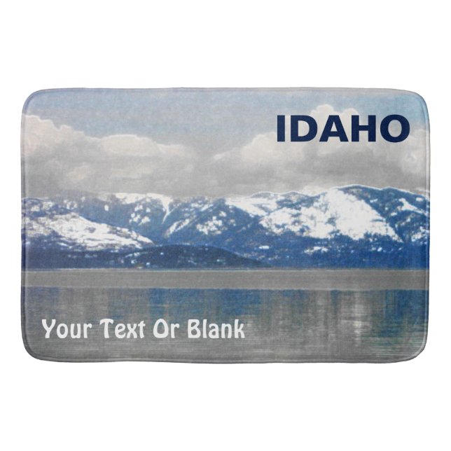 Alfombrilla De Baño Pend Oreille En Invierno (Anverso)