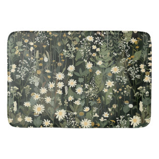 Alfombrilla De Baño Penelope Dark Daisy Floral