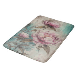 Alfombrilla De Baño Peonies pintados - Bathmat