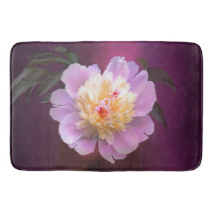 Alfombrilla De Baño peony bath mat