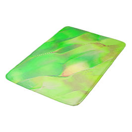 Alfombrilla De Baño Pequeño esculpido en verde vivo envejecido