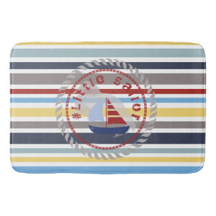 Alfombrilla De Baño Pequeño marinero limitado por camiseta a diseño
