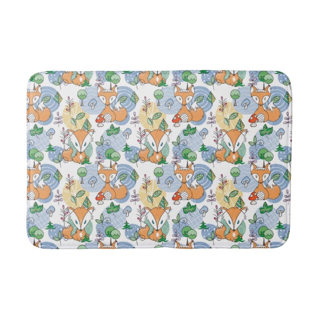 Alfombrilla De Baño Pequeño modelo lindo del Fox (Anverso)