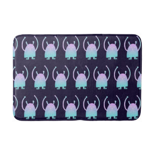 Alfombrilla De Baño Pequeño Monstruo Azul
