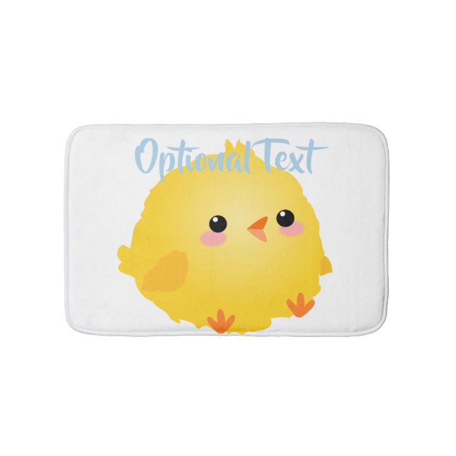 Alfombrilla De Baño Pequeño polluelo (Anverso)