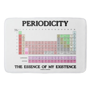 Alfombrilla De Baño Periodicidad la esencia de mi química de la